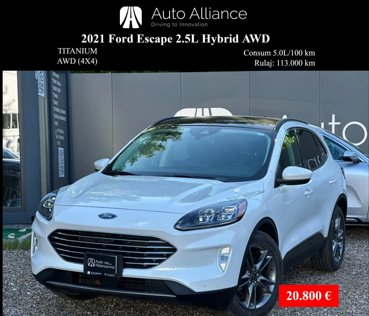 2021 Ford Escape 2.5L Hybrid AWD TITANIUM