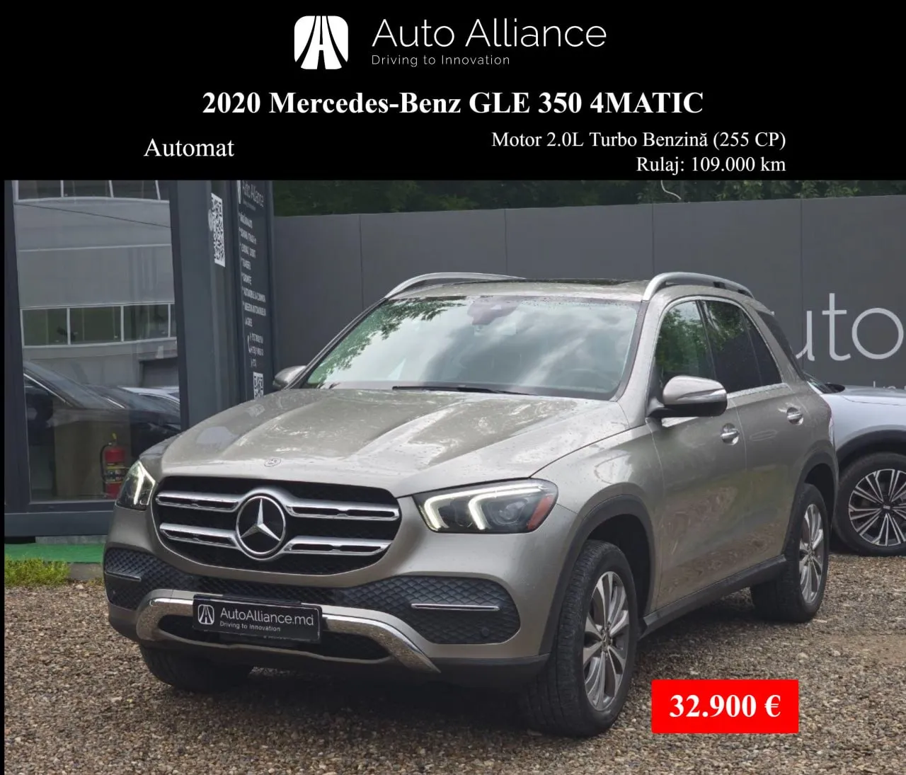 2020 Mercedes-Benz GLE 350 4MATIC 2.0L Turbo Benzină (255 CP)