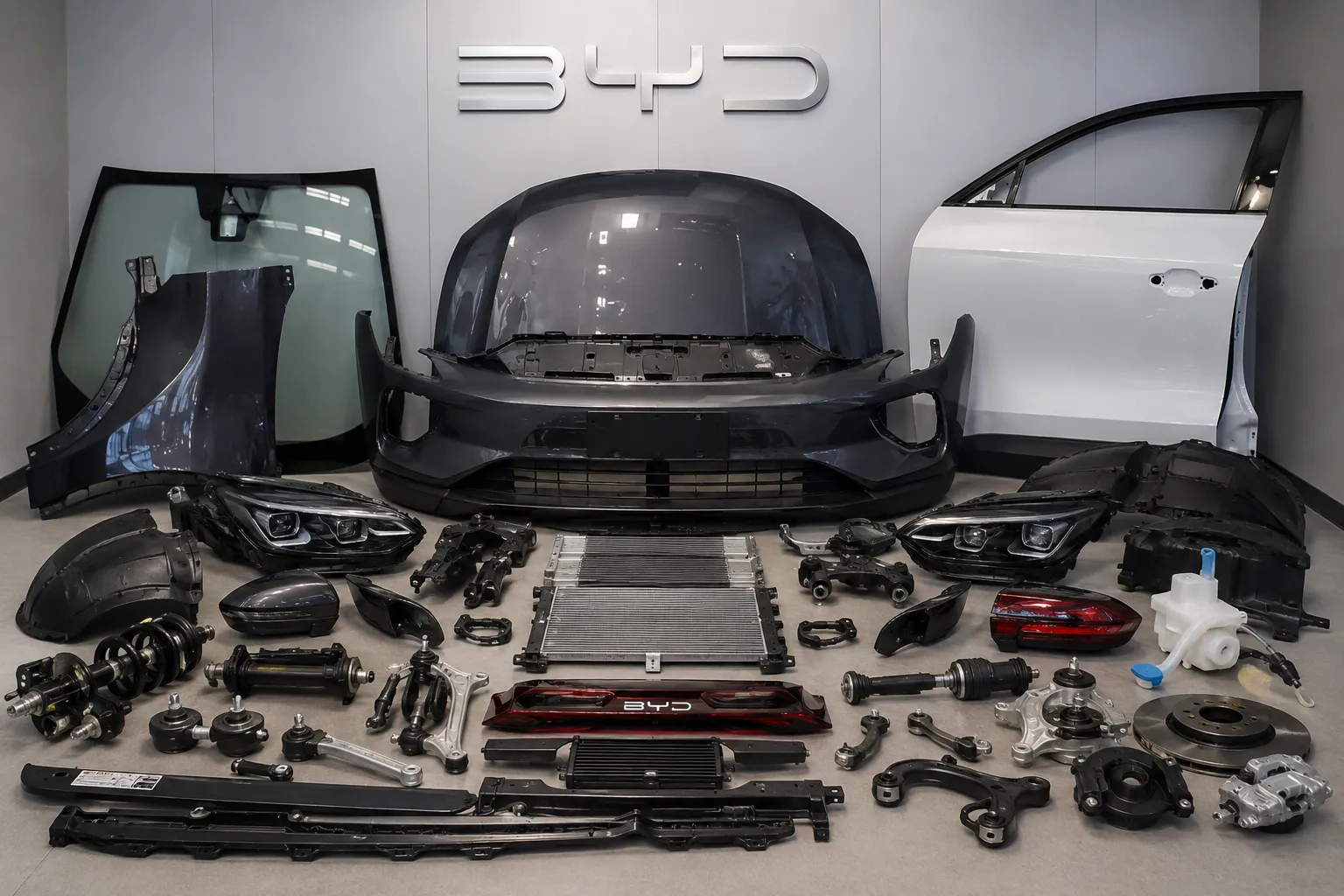 Кузовные элементы, запчасти, аксессуары для BYD