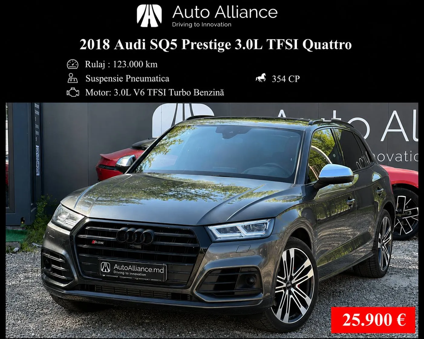 2018 Audi SQ5 Prestige 3.0L TFSI Quattro