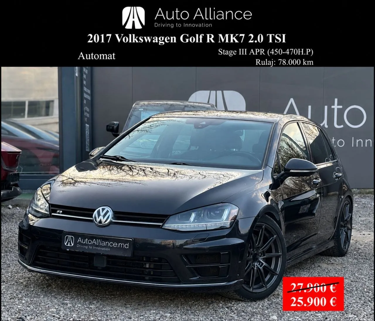 2017 Volkswagen Golf R MK7 2.0 TSI 470 H.P