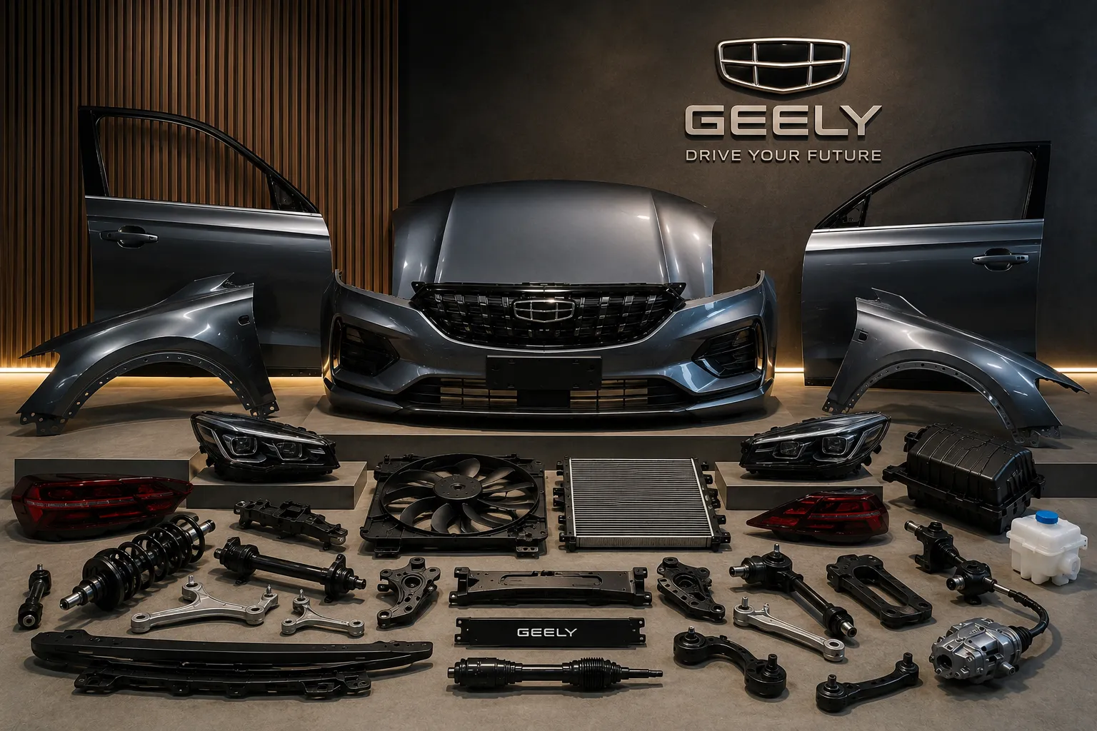 Кузовные элементы, запчасти, аксессуары для Geely